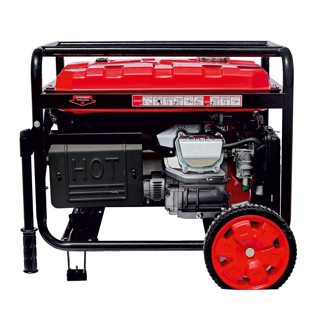 Generator portabil GN8000-E cu cadru 7.5kW/230V benzina AVR ENERGO