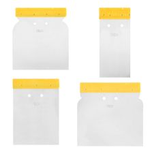 Set spatule ULC tip japonez lama inox flexibila latime 50/80/100/120mm grosime 0.2mm 4 piese ENERGO