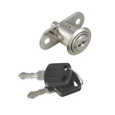 Broasca pentru mobila cu cilindru tip buton D-19mm L-23mm cromat ENERGO
