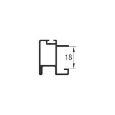 Profil maner SRG 100 cu canal perie L-2.5m bronz ENERGO
