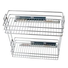 Cos jolly cu glisiera extragere partiala blum soft corp pentru s-300mm crom lucios ENERGO