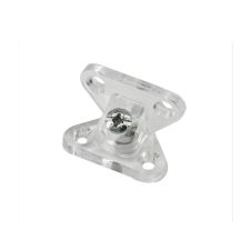 Conector de colt KC153 cu surub plastic transparent ENERGO