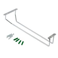 Suport suspendat pentru pahare cu picior 1 rand s-105mm L-340mm H-65mm cromat ENERGO
