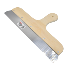 Spatula ULC lama inox latime 400mm grosime 0.5mm cu maner lemn ENERGO