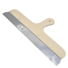 Spatula ULC lama inox latime 500mm grosime 0.5mm cu maner lemn ENERGO