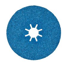 Fibrodisc abraziv INTENSIV D-125x10mm granulatie R 36 zirconiu corund suport fibra vulcanizata pentru metal/inox ENERGO