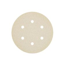 Disc abraziv autoadeziv INTENSIV D-150mm granulatie R 80 oxid aluminiu suport hartie 6 orificii/80mm vopsea/lac/chit lemn ENERGO