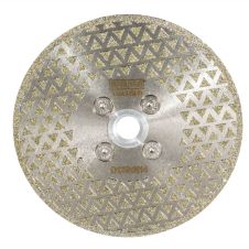 Disc diamantat taiere/slefuire CERAMIC TURBO 125mm M14 sector diamante lipite electroplacare marmura fibra-sticla/rasina ceramica-dura ENERGO