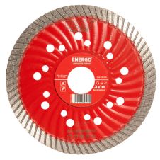 Disc diamantat taiere ABRASIVE TURBO 125x22.2mm M50 sector continuu-turbo caramida tigla pavele mozaic marmura piatra-dura granit ENERGO