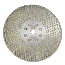 Disc diamantat taiere/slefuire CERAMIC TURBO 230 mm M-14 sector diamante lipite electroplacare marmura fibra-sticla/rasina ceramica-dura ENERGO
