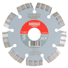 Disc diamantat taiere CONCRETE 115x22.2 mm T20 sector cu pastile turbo beton-armat pavele piatra-dura ENERGO