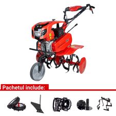 MOTOSAPA 7CP H85 + ROTI CAUCIUC + PACHET 1 ACCESORII + PRASITOARE ENERGO