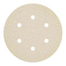 Disc abraziv autoadeziv DHE INTENSIV D-225mm granulatie R 60 oxid aluminiu suport hartie 6 orificii glet/chit/vopsea/lemn ENERGO