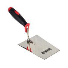 Mistrie BERNI lama inox L-160mm grosime 1.0mm cu maner bimaterial pentru zidar ENERGO