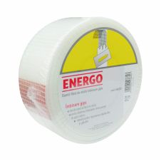 Banda adeziva din fibra de sticla FIBER FIX latime 50mm L-45m 60g/mp tip plasa pentru armare/imbinare gips carton ENERGO