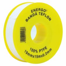 Banda etansare BT 1915 din teflon latime 19mm L-15m g-0.2mm pentru filete instalatii sanitare/aer comprimat ENERGO