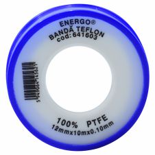 Banda etansare BT 1210 din teflon latime 12mm L-10m g-0.1mm pentru filete instalatii sanitare/aer comprimat ENERGO