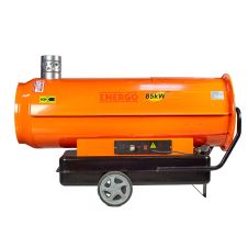 Incalzitor cu motorina MIR85WE ardere indirecta 85kW 73087kcal/h volum aer 4500mc/h consum 8.29kg/h rezervor 100L ENERGO
