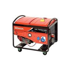 Generator portabil HK7500MS cadru deschis cu roti Pmax 6.0kW/230V rezervor 19.5L benzina Honda GX390 start electric ENERGO