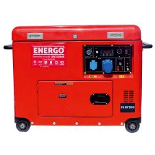 Generator portabil GN7000dE carcasat cu roti Pmax 7.0kW/230V rezervor 15L motorina ATS optional start electric ENERGO