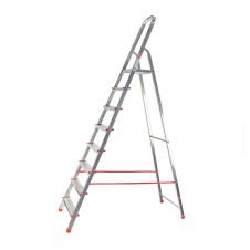 Scara tip biblioteca cu platforma 7+1 trepte Hmax-1.66m din aluminiu ENERGO