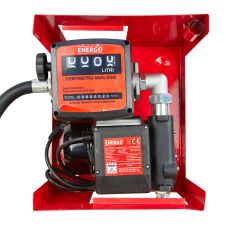 Pompa transfer combustibil motorina PTC230 debit 60L/min Pmax 3 bari cu debitmetru furtun si pistolet 370W 230V ENERGO