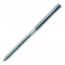 Prezon cu filet lemn/metric PMH M10 L-150mm mijloc hexagonal SW8/TX25 otel zincat alb ENERGO