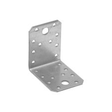 Coltar perforat KL2 pentru lemn 70x70mm latime 55mm grosime 2.5mm otel zincat alb ENERGO
