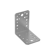 Coltar perforat KL4 pentru lemn 90x90mm latime 65mm grosime 2.5mm otel zincat alb ENERGO