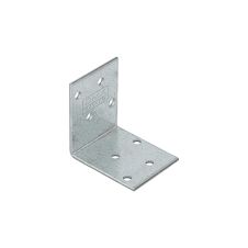 Coltar perforat KM17 pentru lemn 50x50mm latime 40mm grosime 2.0mm otel zincat alb ENERGO