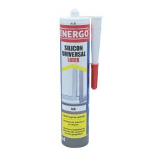 Silicon etansant LIDER universal alb pentru lemn plastic sticla ceramica cartus 280ml ENERGO