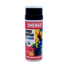 Spray vopsea EXPERT alb lucios RAL9010 volum 400ml ENERGO