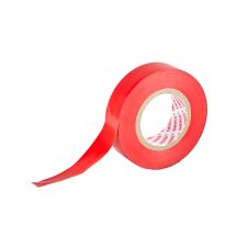 Banda izolatoare BA 2357 din PVC rosie latime 19mm L-20m g-0.13mm pentru lucrari electrice ENERGO