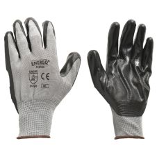 Manusi protectie SENZOR marimea 10 poliester/poliamida impregnate nitril palma si varf degete EN388-3122XX ENERGO