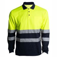 Bluza polo reflectorizanta ROAD bumbac/poliester ENERGO