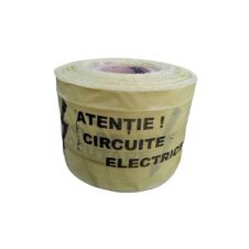 Banda avertizare CABLE ALERT neadeziva polietilena galbena latime 150mm L-500m pentru avertizare cabluri electrice ENERGO