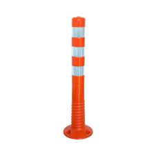 STALP SEMNALIZARE RUTIERA 75 CM PVC CU 3 BENZI REFLECTORIZANTE ENERGO