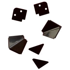 Accesorii sipca antistrop negru 6 buc ENERGO