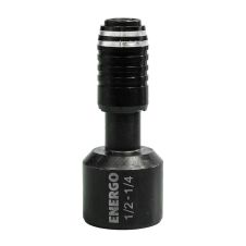 Adaptor bit impact QUICKFIX L-62mm CrV cu hexagon 1/4" prindere patrat interior 1/2" ENERGO