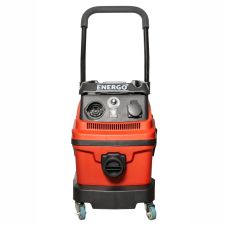 Aspirator AE530 utilizare uscat-umed volum 30L cu priza putere vacuum 190mbar curatare semiautomata filtrare prin apa 1600W ENERGO