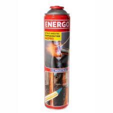 Rezerva gaz propan/butan GAZPRO prindere 7/16" cu filet exterior 336 grame 600ml ENERGO
