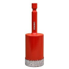 Carota diamantata HEXDRILL D-25mm L-40mm prindere hexagonala 1/4" gaurire uscata pentru gresie/faianta/granit/marmura ENERGO