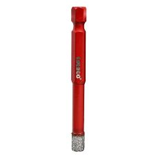 Carota diamantata HEXDRILL D-6mm L-30mm prindere hexagonala 1/4" gaurire uscata pentru gresie/faianta/granit/marmura ENERGO