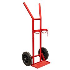 Carucior transport cu platforma pentru 2 butelii gaze tehnice de capacitate 10-20L incarcare max 100kg ENERGO