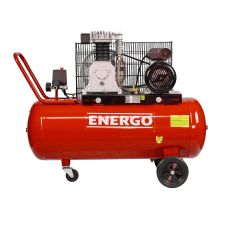 Compresor cu piston CP-100/375 AC debit aer refulat 250L/min P-10bari volum vas 100L 2.2kW 230V ENERGO