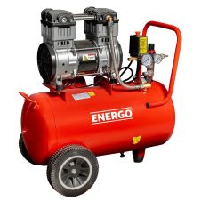 Compresor cu piston CPO-50/150-AC oilfree debit aer refulat 150L/min P-8bari volum vas 50L cu 2 cilindri 1.4kW 230V ENERGO