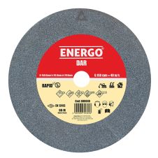 Disc abraziv slefuire polizor de banc DAR rapid D-150mm h-20mm d-20mm NK-60-M gri neferoase fonta nemetale otel normal ENERGO