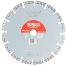 Disc diamantat taiere CONCRETE 230x22.2 mm T20 sector cu pastile turbo beton-armat pavele piatra-dura ENERGO