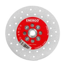 Disc diamantat taiere/slefuire CERAMIC DUO 125mm M14 sector diamante lipite electroplacare marmura portelan ENERGO