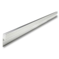 Dreptar aluminiu DAH cu sectiune profil H L-250cm simplu pentru finisat tencuiala ENERGO